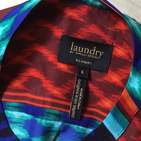 Laundry by Shelli Segal multicolored tunic dress - Picture 5 of 7